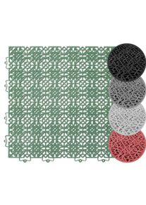ANDIAMO Kunststof tegels Terras tegels Terra Sol, Made in Swiss Outdoor kliktegels, 38x38 cm, set met 1 m², 2 m², 5 m², uv-bestendig (set) tuin &
