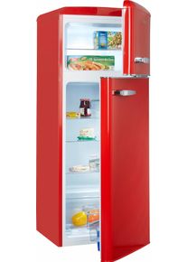Amica Koel-vriescombinatie KGC 15636 P koelkasten rood