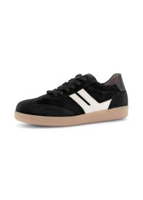 Gabor Sneakers Vrijetijdsschoen, lage schoen, veterschoen met gepolsterde schacht dames schoenen maat 35 zwart