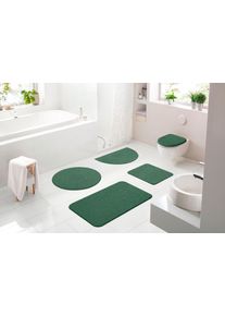 Grund Badmat Melos, badmat, badkamer tapijt, zeer zacht gemêleerde look, zeer zachte pool, melange-effect, made in europe badmatten maat 8 groen