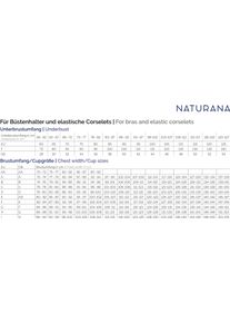 Naturana Beugelloze-bh Soft Cup met schaal, zonder beugel, zacht, comfortabel (1-delig) dames bh's zonder beugel maat 80A paars