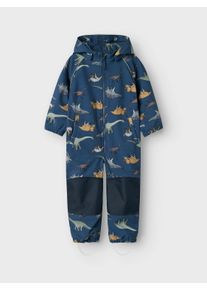 name it Softshelloverall NMMALFA08 SOFTSHELL SUIT AOP1 FO NOOS jongens skibroeken maat 110 blauw