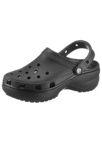 Crocs Clogs Classic Platform Clog W , zomerschoen, pantoffels, pantoffel, trendy plateauzool dames clogs maat 36 zwart