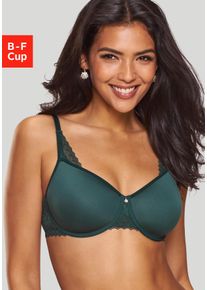 Lascana Minimizer-bh met spacer-schalen en beugels, basic lingerie dames minimizer bh's maat 85E groen