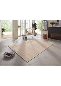 ELLE DECORATION Vloerkleed Arras In- & outdoor, weerbestendig, balkon, tuin, woonkamer, sisal look moderne vloerkleden maat 2 beige