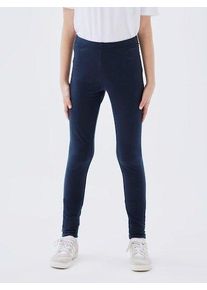 name it Sweatlegging NKFDAVINA SOLID SWE LEGGING meisjes leggings maat 158 blauw