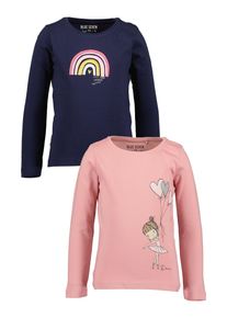 Blue Seven Shirt met lange mouwen met geweldige frontmotieven (set, 2-delig) meisjes shirts met lange mouwen maat 128 multicolor