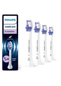 PHILIPS SONICARE Opzetborstels S Sensitive voor gevoelige tanden en tandvlees, voor elk sonicare handstuk opzetborstels wit