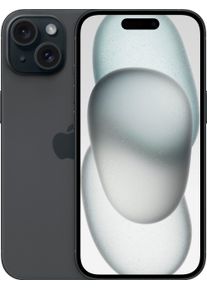 Apple Smartphone iPhone 15, 128 GB telefonie zwart