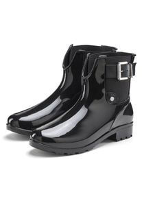 Vivance Rubberlaarsjes Instaplaarzen, boots Gummistiefels in Chelsea-look, Instapschoenen, Laarzen, Laarzen VEGAN dames laarsjes maat 36 zwart