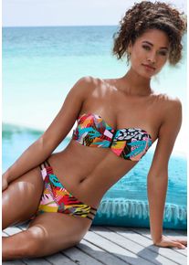 Bruno Banani Beugelbikini in bandeaumodel Onyx met contrastkleurige details (set) dames bikini's maat 36C multicolor