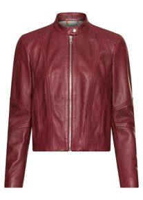 BOSS Orange Leren jack Saleste Premium Damesmode dames imitatieleren jassen maat 34 rood