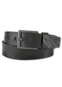 Bernd Götz BERND GÖTZ Leren riem met airbrushrand heren riemen maat 110 zwart