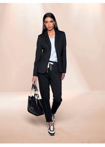 Heine Broekpak dames kostuums met pantalons maat 34 blauw