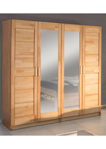 Home Affaire Draaideurkast Triëst deelt massief, fsc-gecertificeerd beukenhout kledingkasten beige