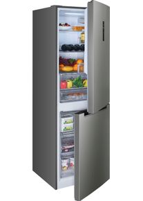 Hanseatic Koel-vriescombinatie HKGK18560CNFWDI NoFrost, Waterdispenser (1 stuk) koel-vriescombinaties zilver(kleur)