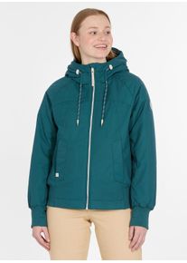 Ragwear Outdoorjack LUMIE WARM Ritssluiting met kinbescherming, capuchon met koord dames wandelen & outdoor maat L groen