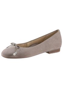Ara Ballerina's SARDINIA Loafer, feestdagsschoen, zakelijke schoen met elegante strik dames klassieke ballerina's maat 7 (40,5) beige
