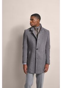 Bugatti Korte jas van een kasjmier-wolkwaliteit heren mantels maat 50 grijs