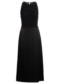 BOSS Orange Gebreide jurk Fawrence Premium Damesmode Midi-lengte, in materiaalmix dames jurken maat M (38) zwart