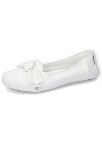 Dockers by Gerli Sneaker-ballerina’s Vrijetijdsschoen met opvallende strik dames sportieve ballerina's maat 42 wit
