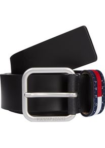 Tommy Jeans Leren riem TJM RYAN 3.5 In grootte verstelbaar heren riemen maat 105 zwart