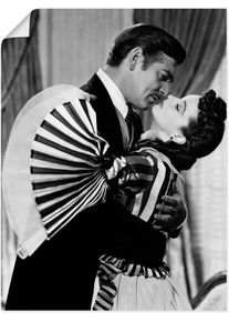 Artland Artprint Gejaagd door de wind 1939 III als artprint op linnen, poster in verschillende formaten maten foto schilderijen zwart