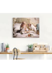 Artland Artprint Het gebed. 1894 als artprint op linnen, poster, muursticker in verschillende maten foto schilderijen beige