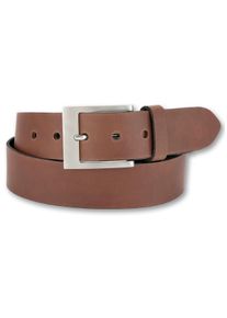 Bernd Götz BERND GÖTZ Leren riem met vierkante sluiting heren riemen maat 100 bruin