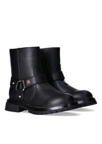 Tommy Hilfiger Bikerboots Biker boots, winterboots met blokhak meisjes laarzen maat 30 zwart