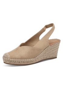 Tamaris Slingback pumps , sleehak, plateau, sandaal, zomerschoen, in smalle vorm dames slingback pumps maat 37 bruin