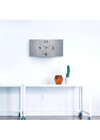 Artland Wandklok Grijs beton 3d-look geschulpt, met kwarts- of radiografisch uurwerk, verschillende maten klokken & wekkers grijs