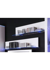 H&ouml;ltkemeyer Wandplank Line Breedte 100 cm wandplanken & -rekken wit