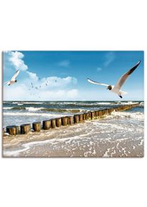 Artland Artprint Oostzee als artprint op linnen, poster, muursticker in verschillende maten foto schilderijen blauw