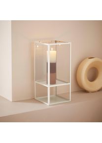 LeGer Home by Lena Gercke Windlicht Zhara van metaal en glas (1 stuk) kaarsenhouders bruin