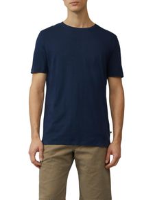 s.Oliver T-shirt met aandeel linnen heren t-shirts maat XXXL blauw
