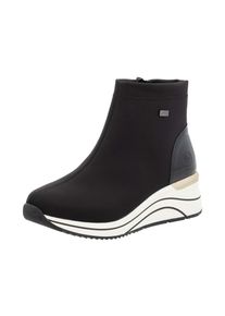 Remonte Sneakers met sleehak Plateauzolen, high top enkellaarsjes met waterafstotend TEX-membraan dames sleehak sneakers maat 43 zwart