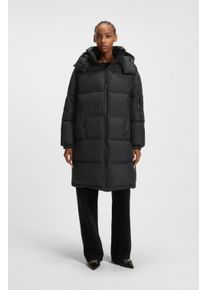 HUGO Blue Parka Faridali in relaxed fit, met capuchon dames parka's maat XL zwart