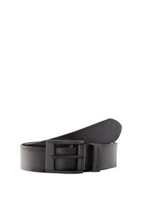 Tom Tailor Leren riem TTTHOMAS 4 cm brede herengordel, casual en jeanslook, tot maat 120 heren riemen maat 105 zwart