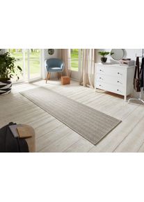 Hanse Home Loper Nature 500 Platweefsel, in- & outdoor, antislip, hal, keuken, tuin, terras lopers maat 52 multicolor