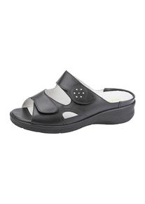 Waldläufer Waldläufer Slippers MERLE met klittenbandsluitingen, m-breedte dames sandaaltjes maat 8,5 (42,5) zwart