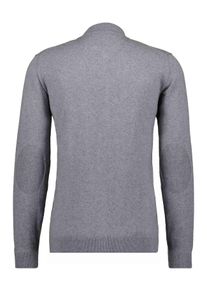 Ragman Gebreid fleecejack heren jassen maat L (50/52) grijs