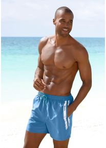 Bench. Zwemshort met logoprint heren zwembroeken maat S (46/48) blauw