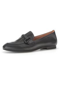 Gabor Instappers Loafer, lage schoen met leren binnenzool dames sportieve slippers maat 35 zwart