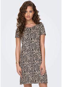 Only Mini-jurk ONLBERA BACK LACE UP S/S DRESS JRS NOOS dames jurken maat S zwart