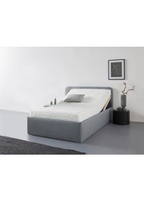 WESTFALIA Polsterbetten Gestoffeerd bed Rostock ook verkrijgbaar met extra opbergruimte en verstelbare hoofdsteunen bedden maat Fijne structuurstof