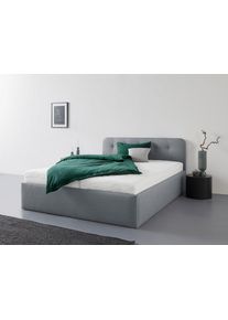 WESTFALIA Polsterbetten Gestoffeerd bed Rostock ook verkrijgbaar met extra opbergruimte en verstelbare hoofdsteunen bedden maat Fijne structuurstof