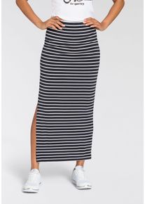 Kangaroos Jerseyrok met klassieke horizontale strepen dames jerseyrokken maat 50 blauw
