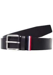 Jack & Jones Jack & Jones Leren riem JACESPO BELT NOOS heren riemen maat 80 zwart