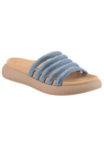 Gabor Slippers plateau, zomerschoen, slippers met best fitting-uitrusting dames sandaaltjes maat 42 blauw